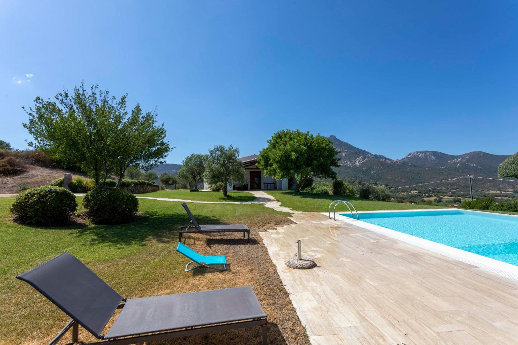 Villa Alba Esclusiva Villa Con Piscina A Sfioro E Vista Mozzafiato Sul Mare Cugnana Exteriér fotografie