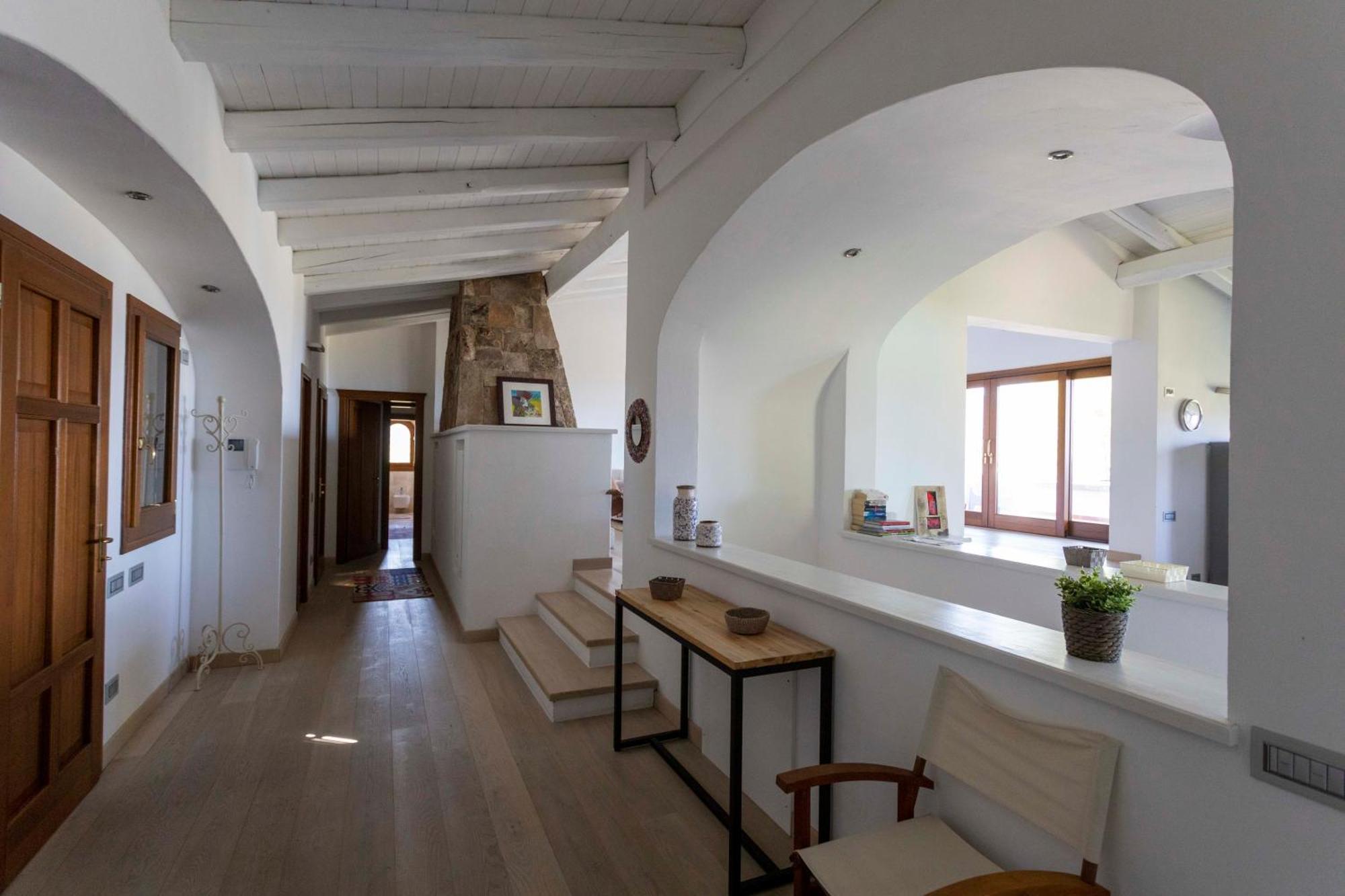 Villa Alba Esclusiva Villa Con Piscina A Sfioro E Vista Mozzafiato Sul Mare Cugnana Exteriér fotografie