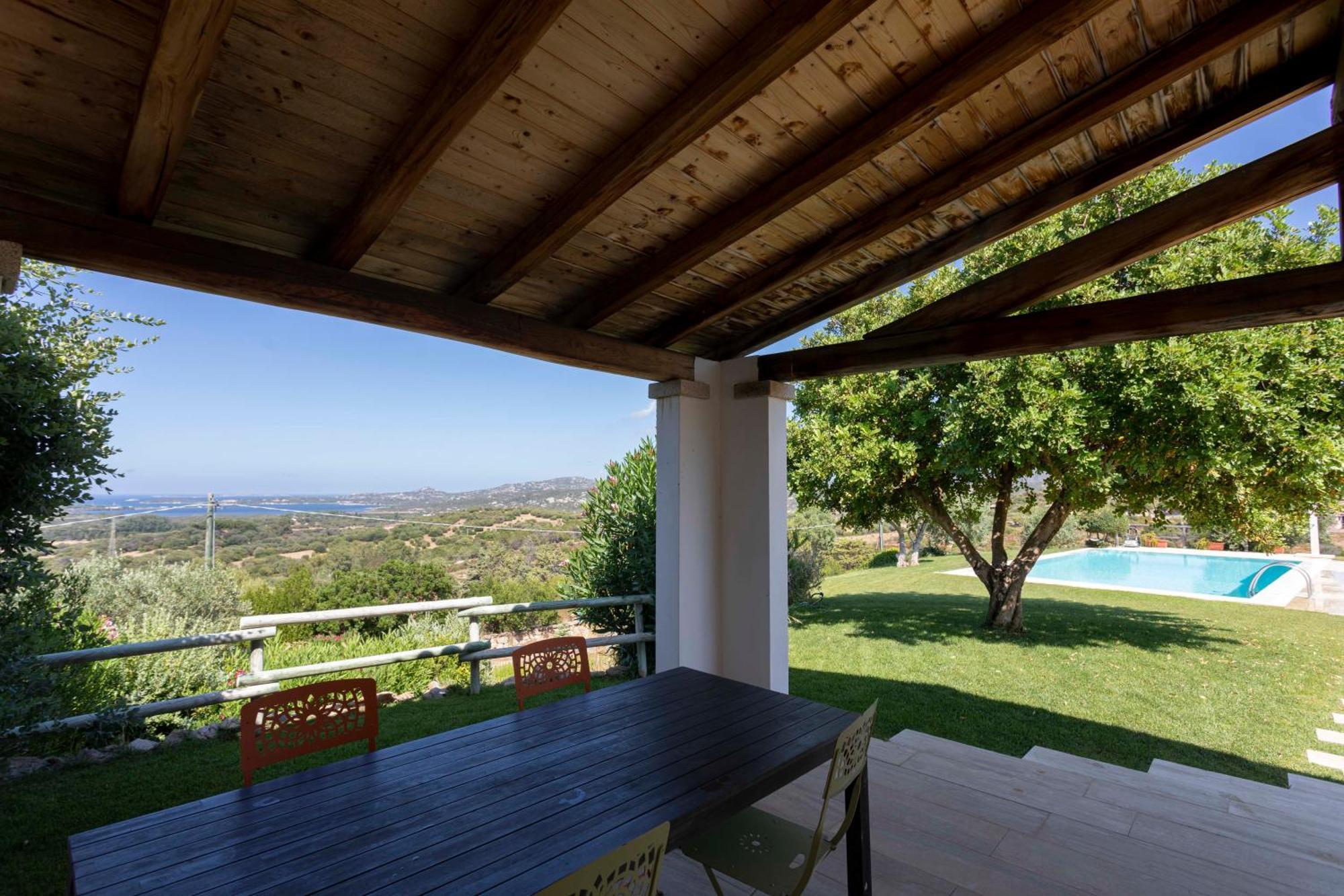 Villa Alba Esclusiva Villa Con Piscina A Sfioro E Vista Mozzafiato Sul Mare Cugnana Exteriér fotografie