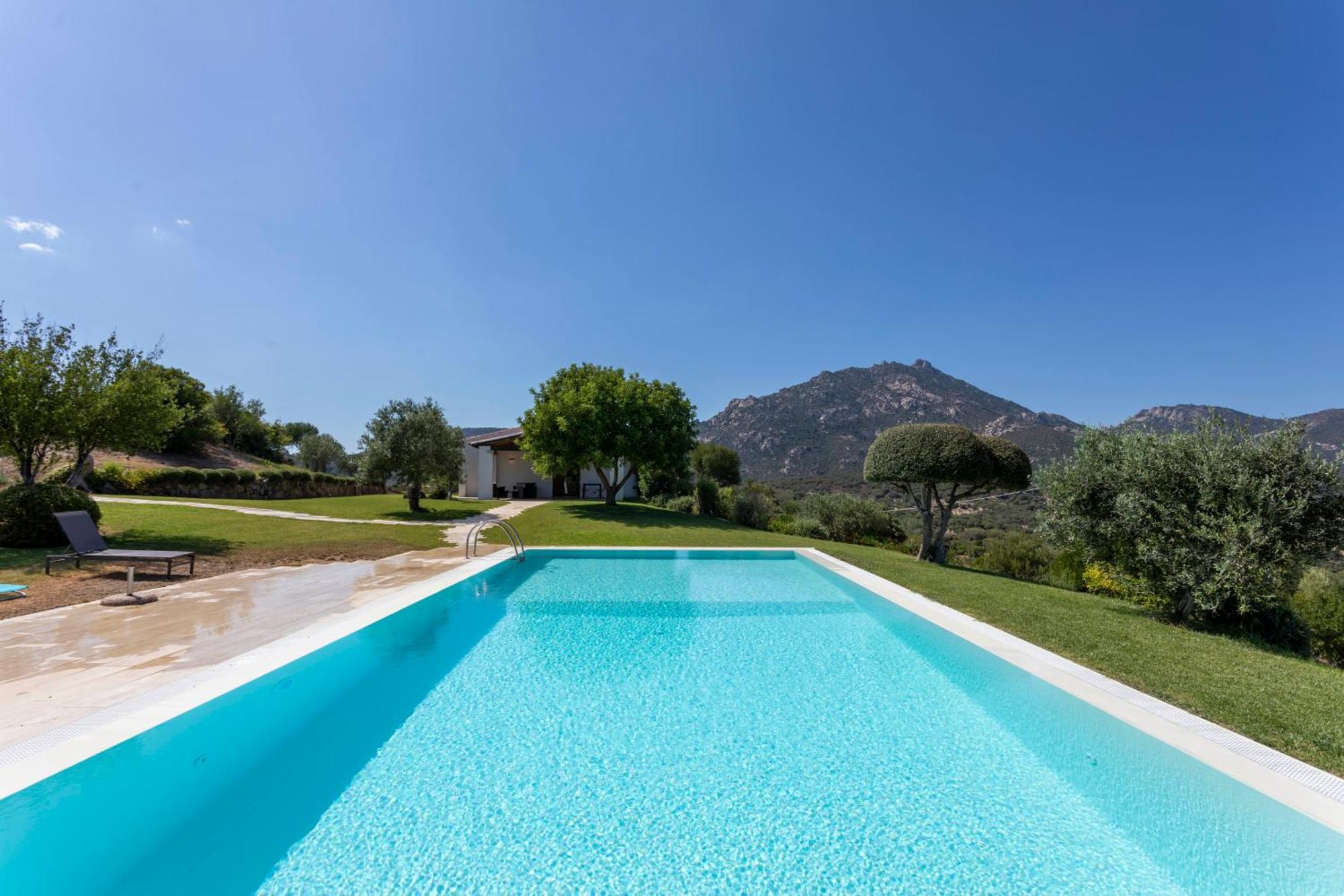 Villa Alba Esclusiva Villa Con Piscina A Sfioro E Vista Mozzafiato Sul Mare Cugnana Exteriér fotografie