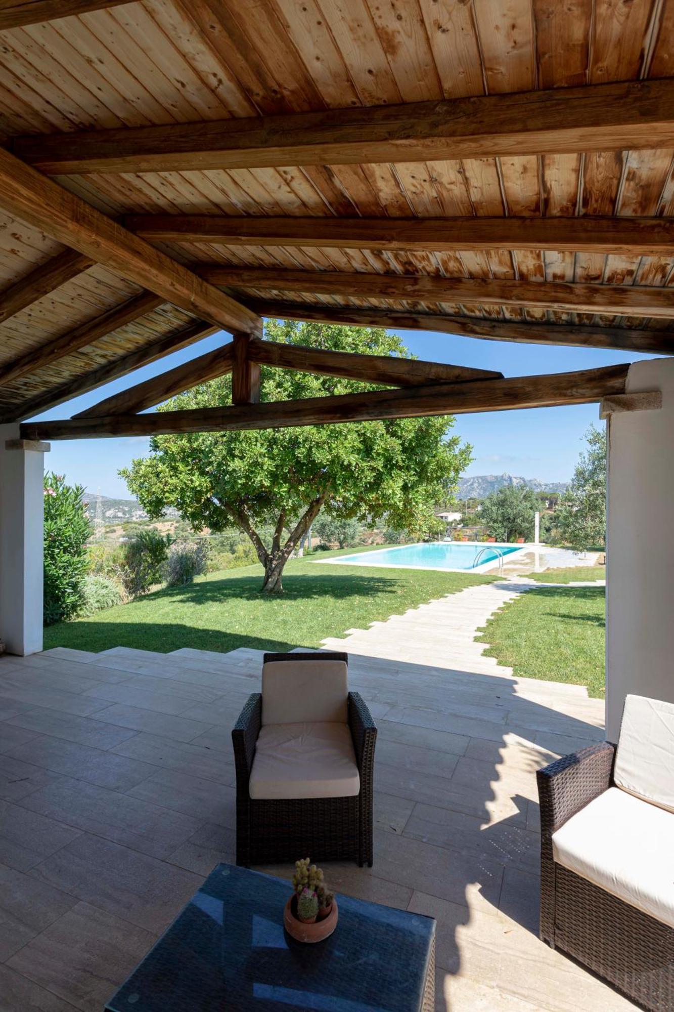 Villa Alba Esclusiva Villa Con Piscina A Sfioro E Vista Mozzafiato Sul Mare Cugnana Exteriér fotografie