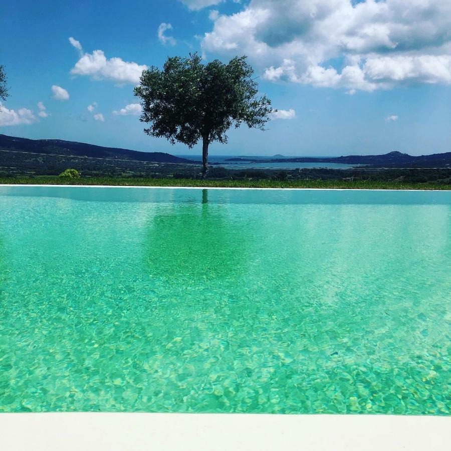 Villa Alba Esclusiva Villa Con Piscina A Sfioro E Vista Mozzafiato Sul Mare Cugnana Exteriér fotografie